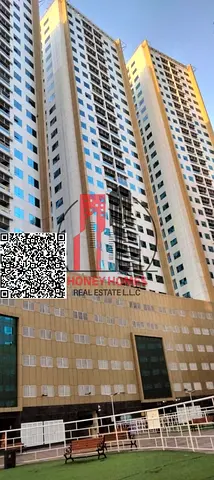 2 BEDROOMS HALL AVAILABLE FOR RENT IN AJMAN PEARL TOWERS RASHIDIYA 1 AJMAN.