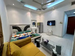 Family room available fully furnished with attached washroom and balcony including electricity wifi