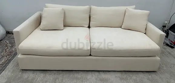 Perfect condition crate&barrel three seater sofa