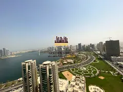2BR apartment in Al Majaz 2, Sharjah, AED 63,000/year. Very spacious, sea view, 2 master bedrooms, m