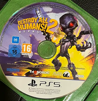 PS5 disc only - destroy all humans 2