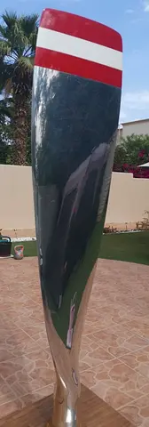 Original unique aircraft propeller chrome