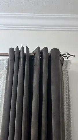 Grey fabric Roman blind / curtain - good condition