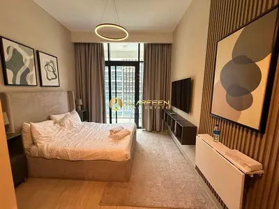 Furnished Studio | Azizi Riviera 18 | Pool & Courtyard View