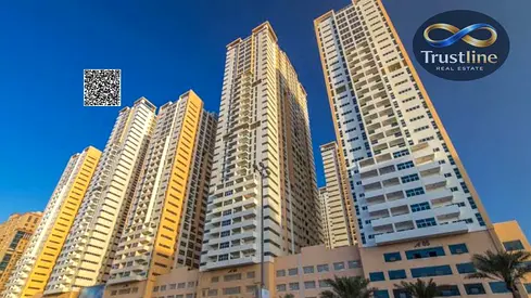 2Bhk for rent in Ajman One Tower 6, open view and spacious area, for AED 47,000.-------------------