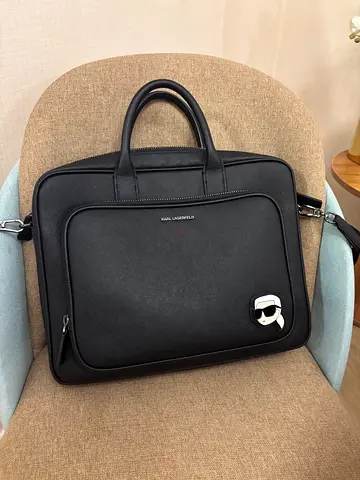 Karl Lagerfeld Laptop Bag – Black 🖤
