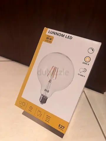 Ikea LUNNOM LED decorative filament bulb E27 4W (40W equivalent) - brand new in box