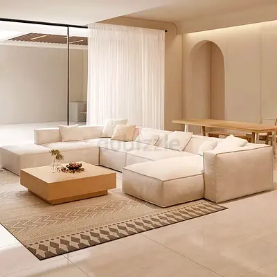 Stylish Corner Sofa Set for Modern Apartments and Villas
