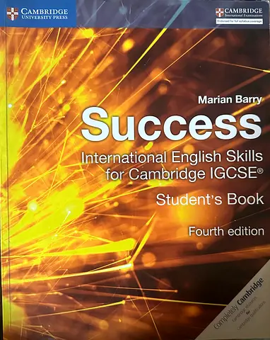 Success English skills Cambridge IGCSE student book fourth edition