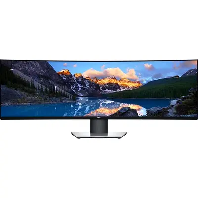Dell UltraSharp U4919DW is a 49-inch dual QHD super-ultrawide curved monitor featuring a 32:9 aspect