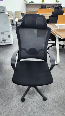 Ergonomic Black Mesh Office Chair - Good Condition