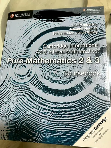 Maths Pure 3 A Levels Textbook