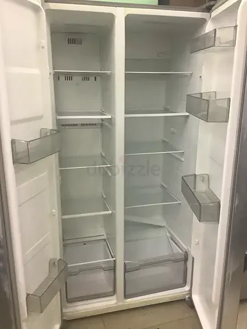 Double-door refrigerator (empty) - good working condition