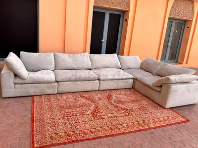 Selling high quality Pan Home pianca feather 🪶 filled Sofa Sets Perfect Condition