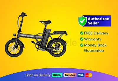 Wind Horse Electric Scooter 350W 30KM Range 35KM Speed, W2 A - Black | Brand New | Warranty | FREE