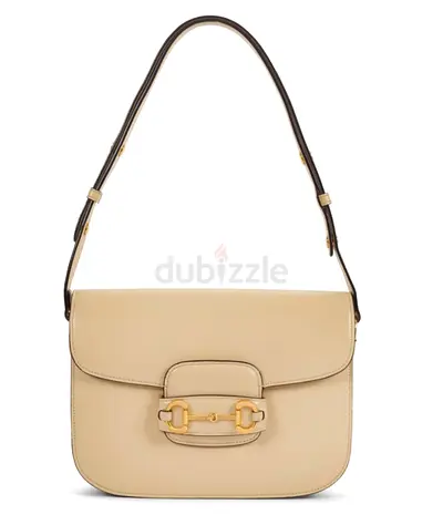 Gucci Horsebit 1955 Medium Shoulder Bag Beige