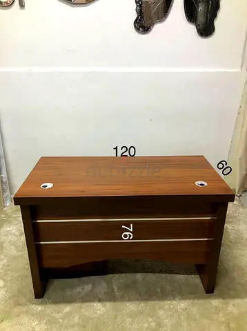 Multi wood smart office table with drawer