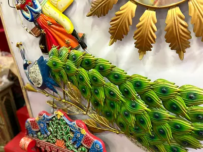 Peacock art