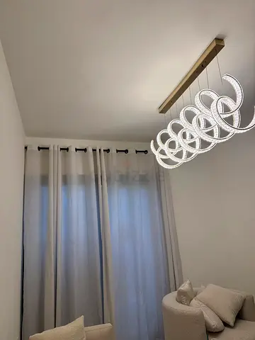 Modern LED Spiral Chandelier Ceiling Light - Excellent Condition