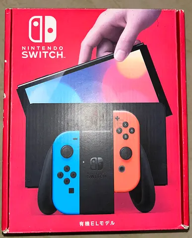 BRAND NEW Nintendo Switch OLED (Neon Blue/Red ) with Original Box