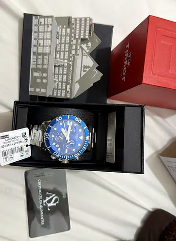 Tissot Seastar Automatic Diver Watch - Blue Dial, New in Box ، never worn or opened