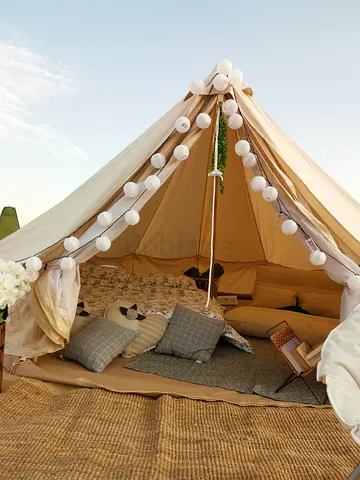 Glamping Tent for 8 People — Large Canvas Camping Tent