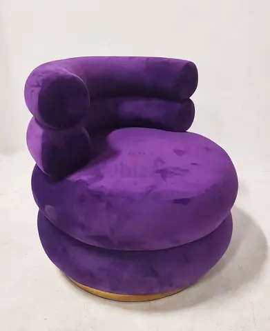 Pair of two purple chairs (can be sold individually)