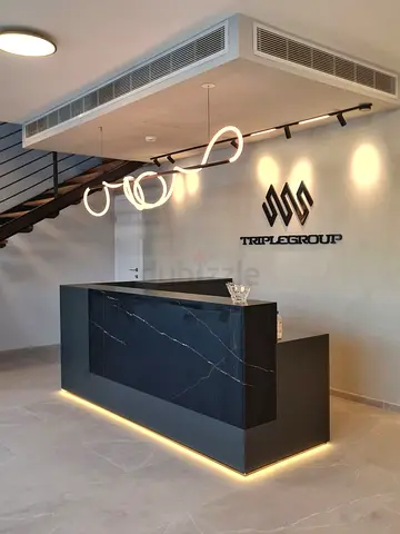 Minimalist Office reception