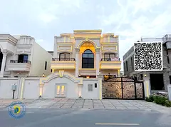 luxury, classic 6BR villa with roof in Al Helio 2, Reg fees. Freehold. Bank financing