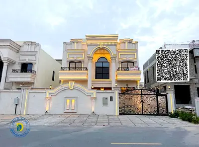 luxury, classic 6BR villa with roof in Al Helio 2, Reg fees. Freehold. Bank financing