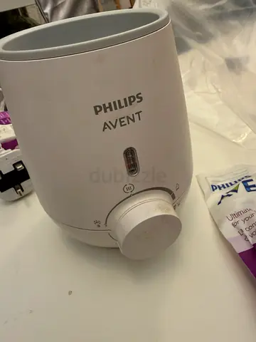 Philips Avent Bottle Warmer - Used, working with extras portable warmer