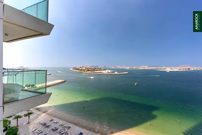Full Sea and Palm Jumeirah View | Furnished