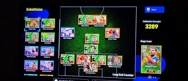 PS5 efootball account - Strength 3289