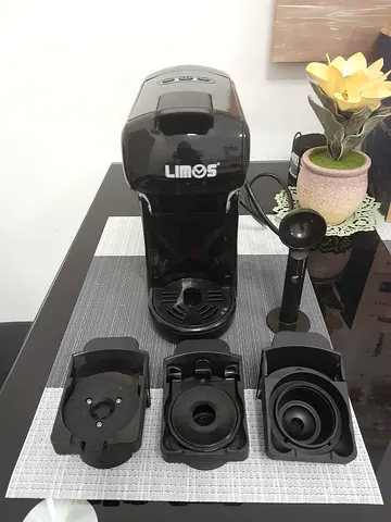 Linos Single-Serve Pod Coffee Machine with Multiple Adapters