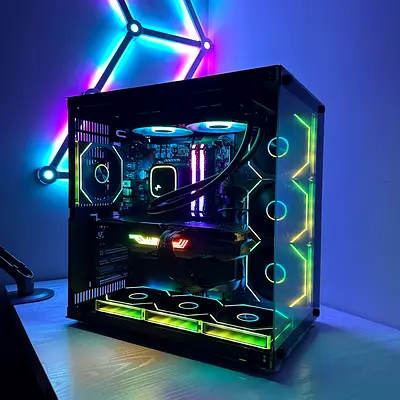 Aesthetic i7 12700F RTX 3080 Gaming PC Rendering PC