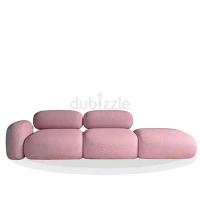 Marshmello Modular Pink Sofa