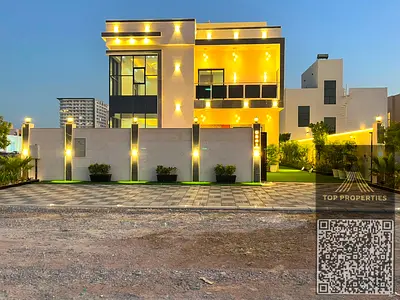Two-story villa with a private pool and rooftop terrace, including electricity, water, and air conditioning. Freehold ownership.