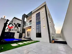 Luxury villa for annual rent in Ajman | 4 spacious master bedrooms | Swimming pool | Central AC | Ea