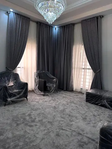 Dark gray colour Curtians available at wholesale Price