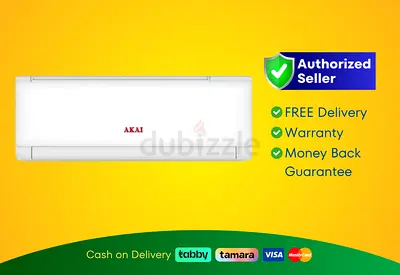 1.5 Ton Inverter Split Air Conditioner Akai | Brand New |  Warranty | FREE  Delivery