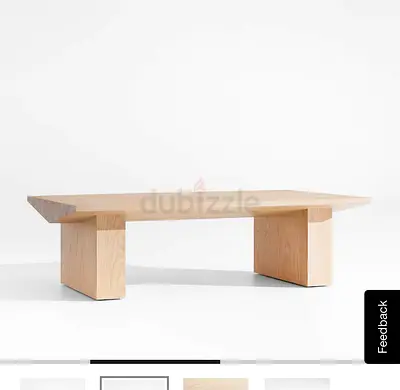 Crate and barrel coffee table for sale