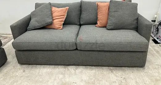 Like new condition crate&barrel three seater sofa