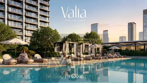 2BR Apartment | Valia Tower | Creek & Skyline Views