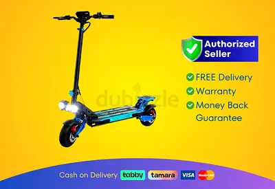 Wind Horse Electric Scooter 3600W 65KM Range 80KM Speed, H8  Blue   Brand New |  Warranty | FREE  De