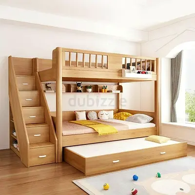 Brand New Bunk Bed with Stairs and Trundle