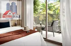 Furnished 1BR | Balcony | Park & Marina Views