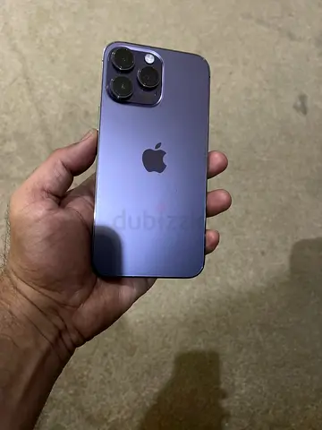 I phone 14 pro max 128 GB DEEP PURPLE FACTORY UNLOCKED ( DUAL PHYSICAL SIM )