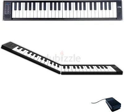 Blackstar Carry-on FP-49 Touch 49 Key Touch Sensitive Black Portable Folding Digital Piano