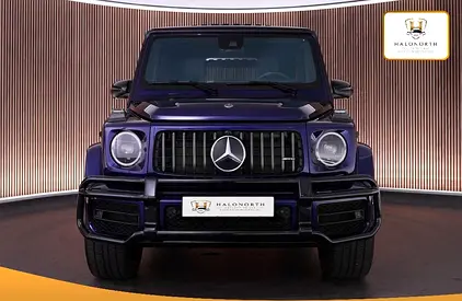 2024 Mercedes-AMG G 63 | 4.0L V8 Biturbo | 585 HP | 5,067 KM | Mystic Blue Bright