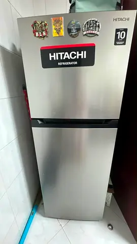 Hitachi 2-door Refrigerator - Good Condition, 10 Year Warranty Compressor